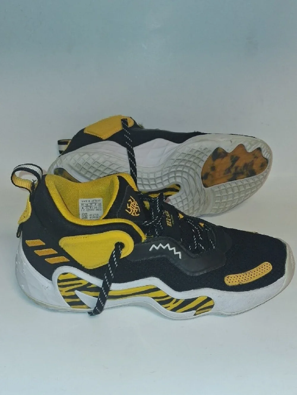 Adidas Bel-Air Athleticd Black and Yellow Men's Sneakers